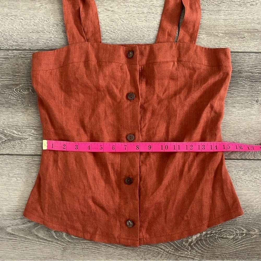 Linen Handmade Studio ava top button down - Picture 2 of 7